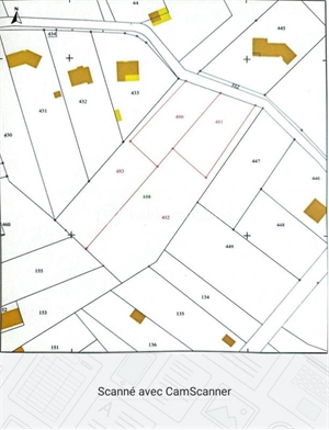 terrain à la vente -   45270  BEAUCHAMPS SUR HUILLARD, surface 2704 m2 vente terrain - UBI478851044